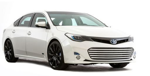 white four door toyota