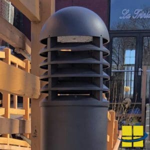 VAND 90-Inch LED Bollard Light HC ramp lighting