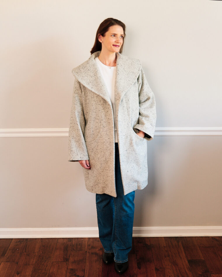 Lyndsey shares her b6423 DIY handmade coat.