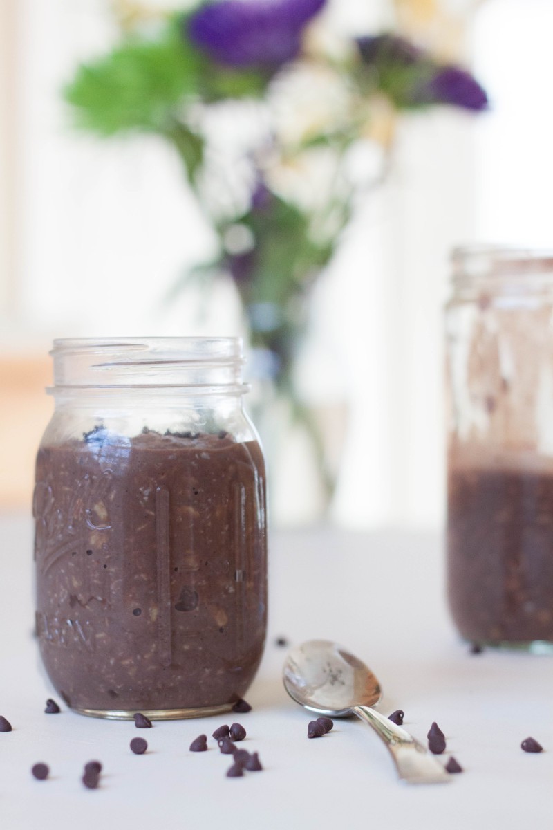 Eats // Gooey Brownie Overnight Oatmeal