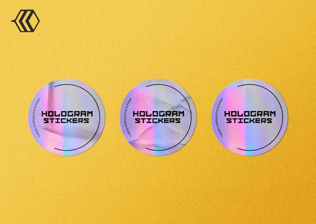 hologram stickers printing