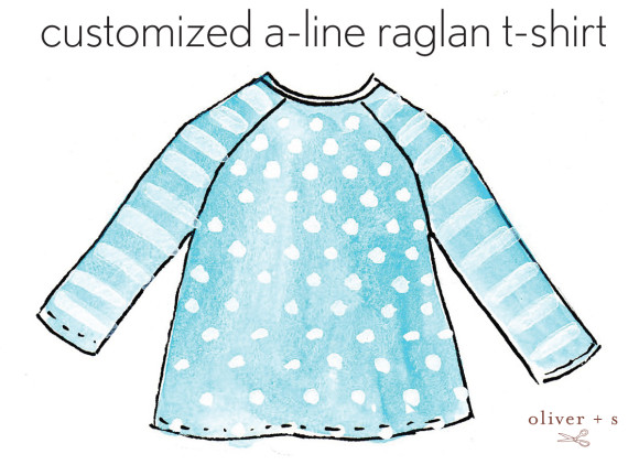 Oliver + S a-line Field Trip Raglan T-shirt