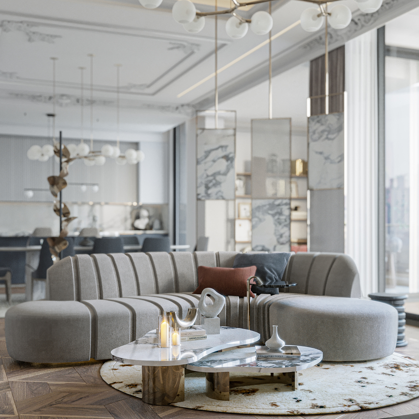 Artful Penthouse In Boston In Partnership With Yasmine Ibrahim