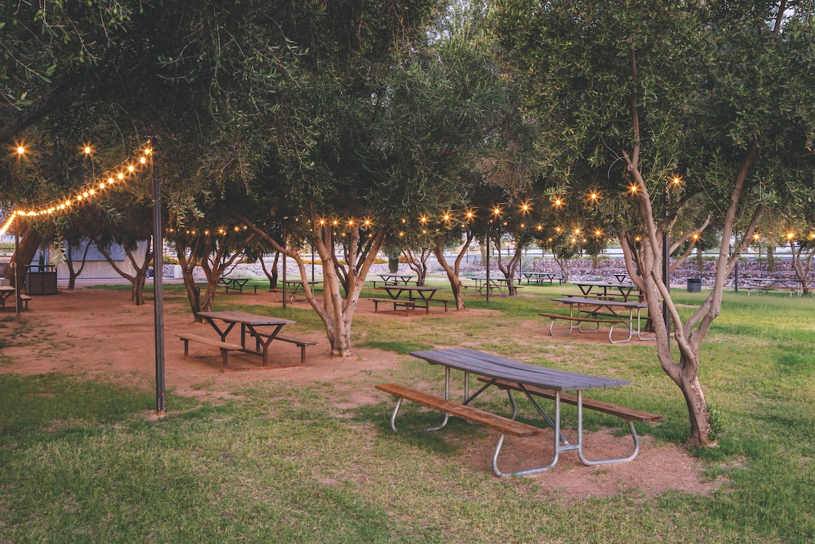 Public picnic area
