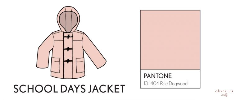 School Days Raincoat in Pale Dogwood
