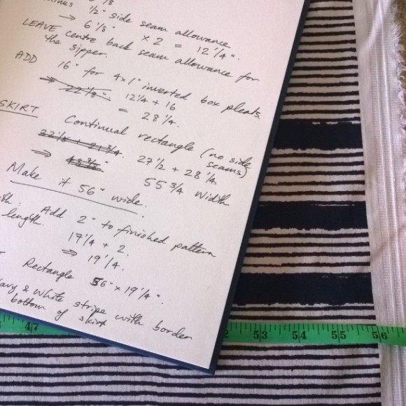 Adding box pleats to the Oliver + S Fairy Tale Dress