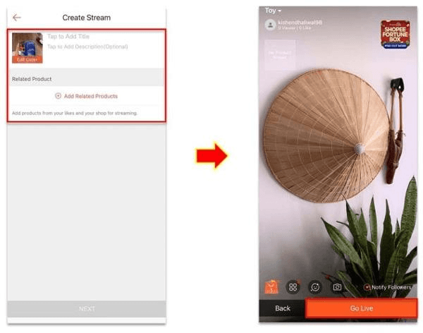 How to Broadcast in Shopee Live 6
