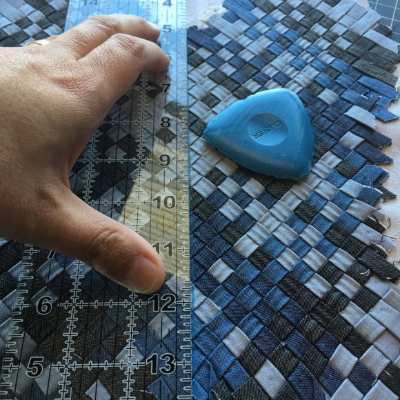 Fabric weaving tutorial