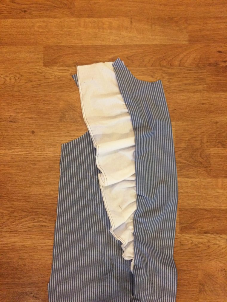 Liesl + Co. Recital Shirt with ruffles