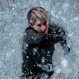 Shailene Woodley stars in this dramatically grim view of the future.