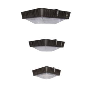 CANO LED selectable kelvin wattage canopy light