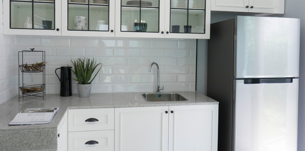 Light gray corian countertop color