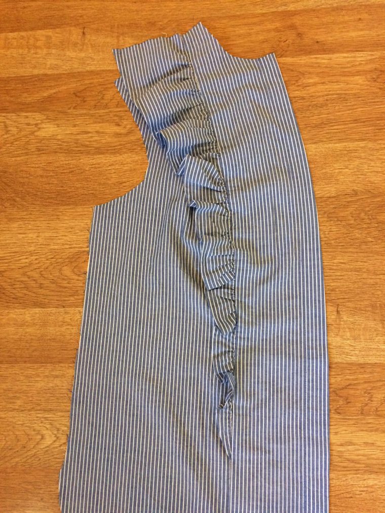 Liesl + Co. Recital Shirt with ruffles