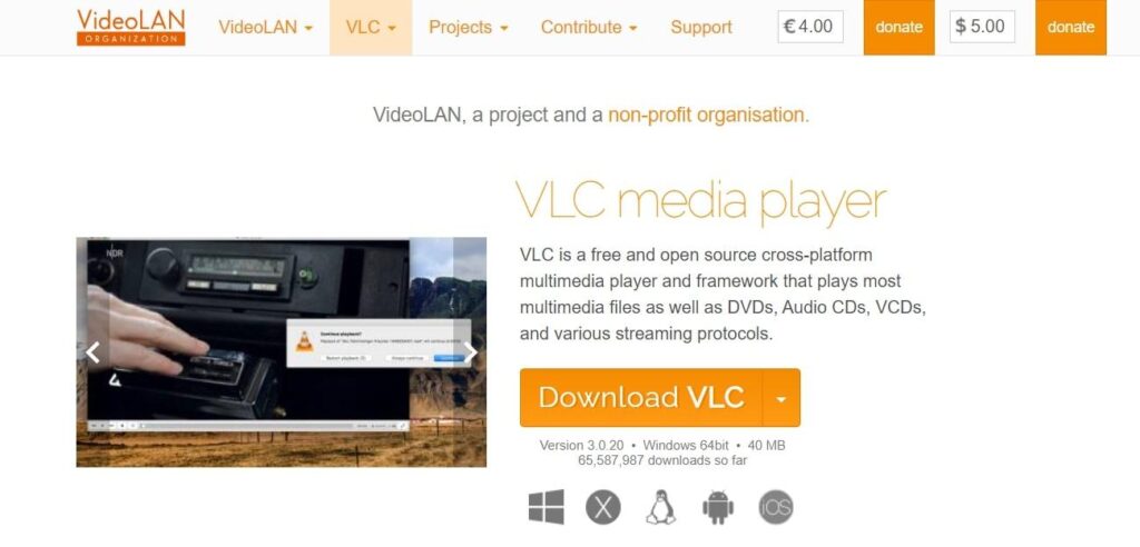 vlc media player for youtube videos