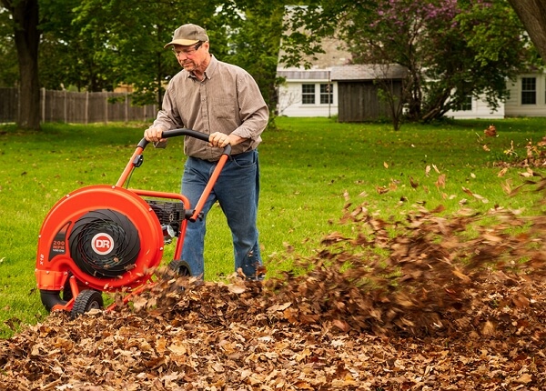 walk-behind leaf blower