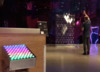 Five Mini Maestros control an interactive array of 98 mirrors