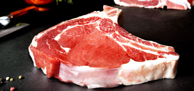 thick cut of prime ribeye for grilling
