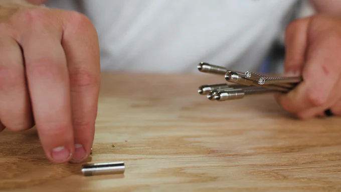 Assembling the Swage Studs