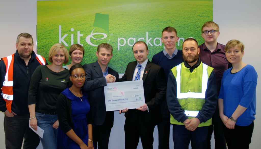 Kite Packaging Midlands and British Lung Foundation