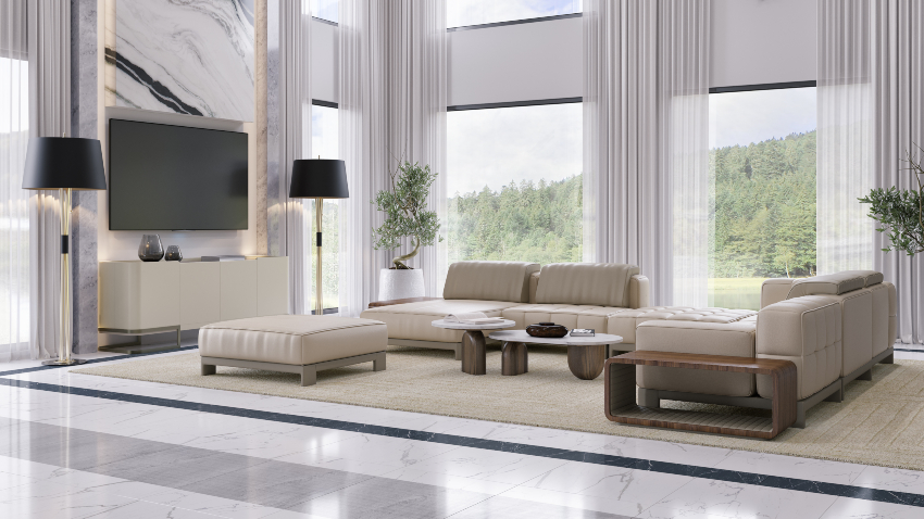 Contemporary Modern Living Room by Covet House and CGIFURNITURE