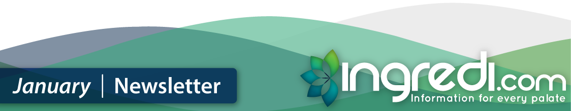 Ingredi logo on a white background with colored waves