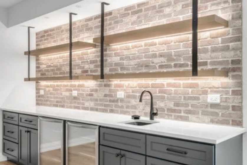 Shelves and Under-Cabinet Lighting