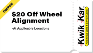 Kwik Kar Coupon  Off Wheel Alignment
