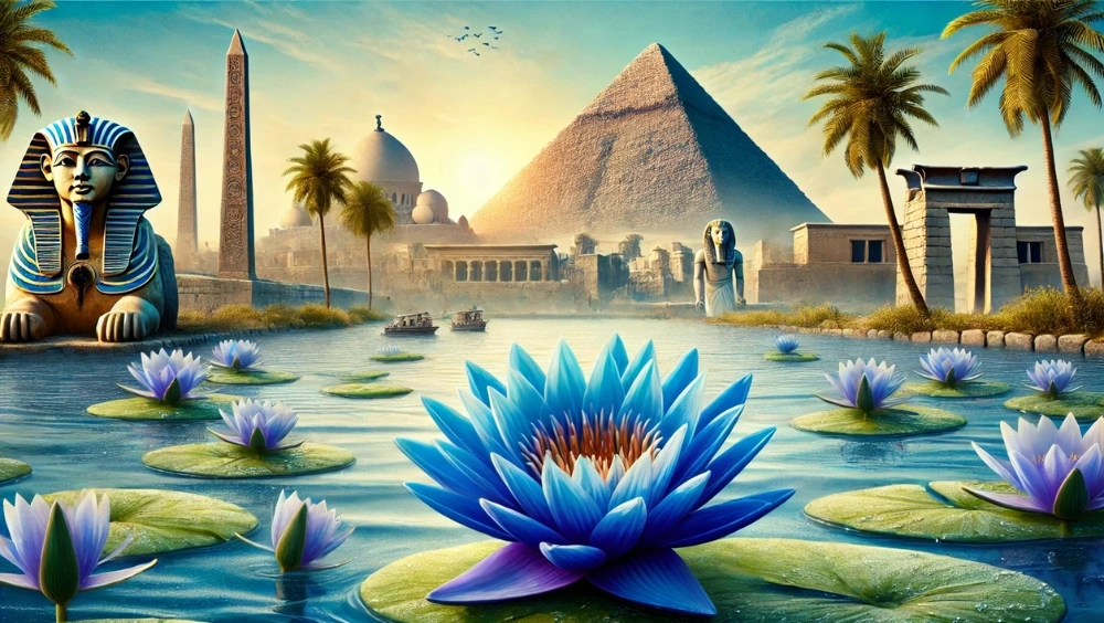 Blue Water Lily