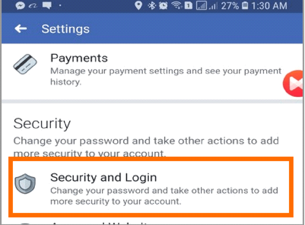 security and login