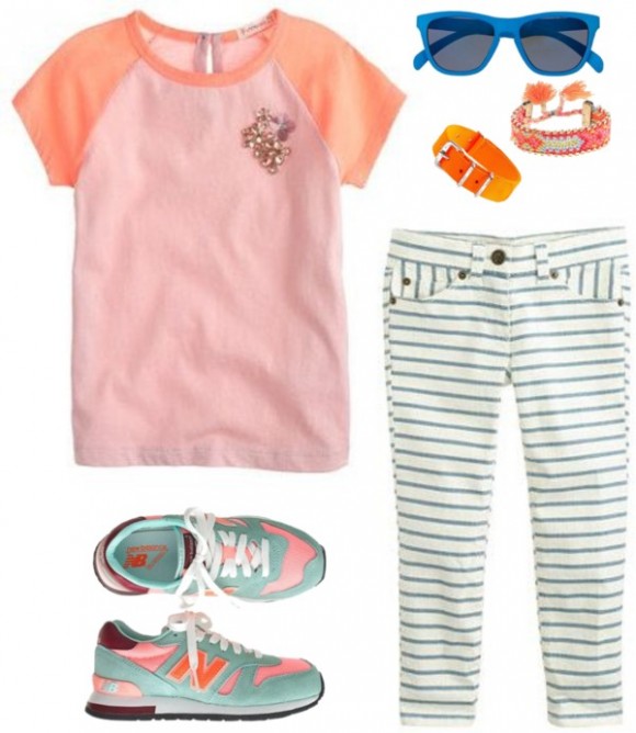 Short-sleeve raglan t-shirt