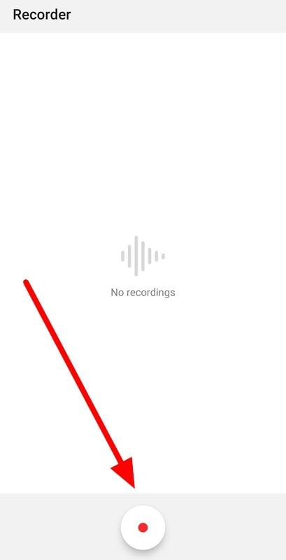 start recording your audioÂ