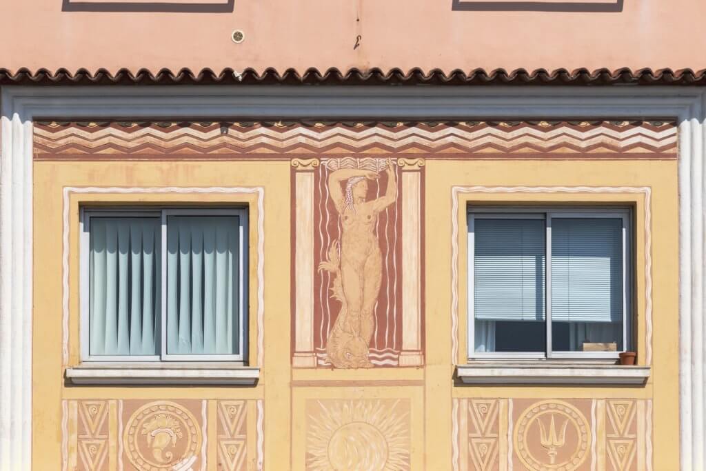 Architectural detail in Eze-Bord-de-Mer, France, by Cattie Coyle Photography
