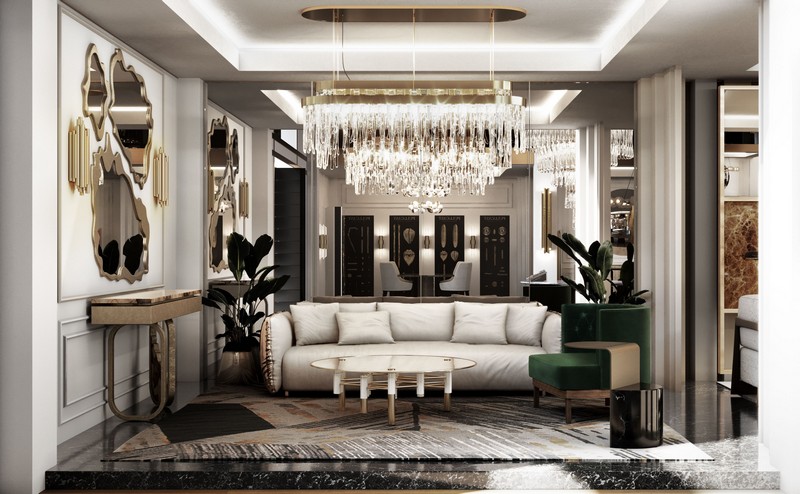 A 360 Ultimate Luxury Virtual Experience: The Lounge Living Room