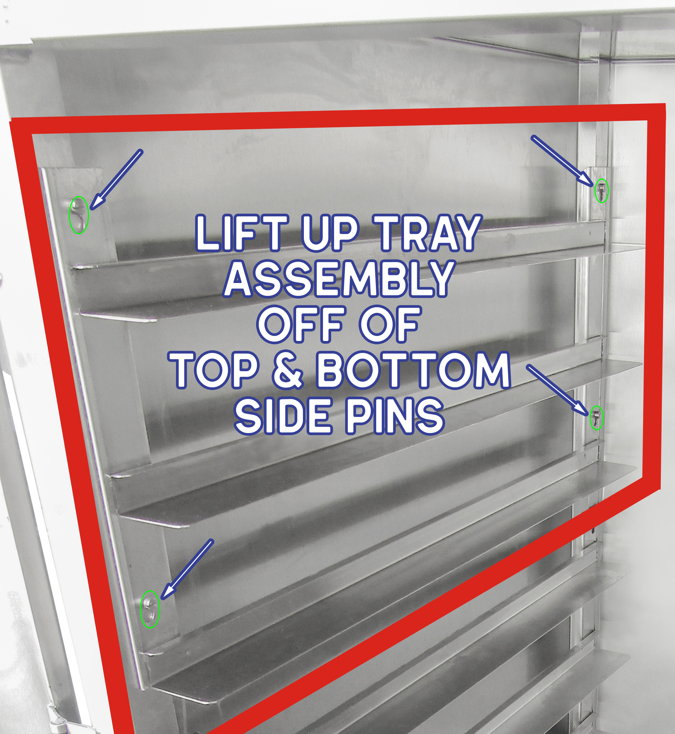 Removing Tray Rails