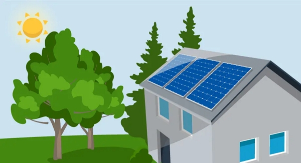 solar lights in the shade