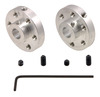 New products: Universal mounting hubs for 1/4â€³ shafts