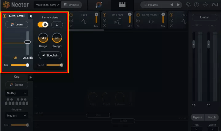 Nectar's Tame Noises feature