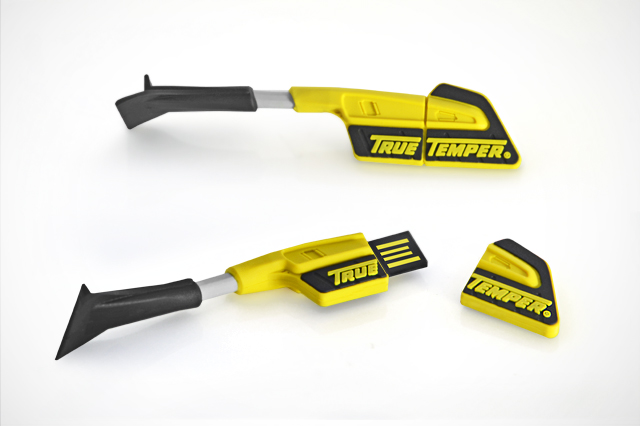 True Temper Scratch-Free Snow Brush Replica Custom USB Flash Drive