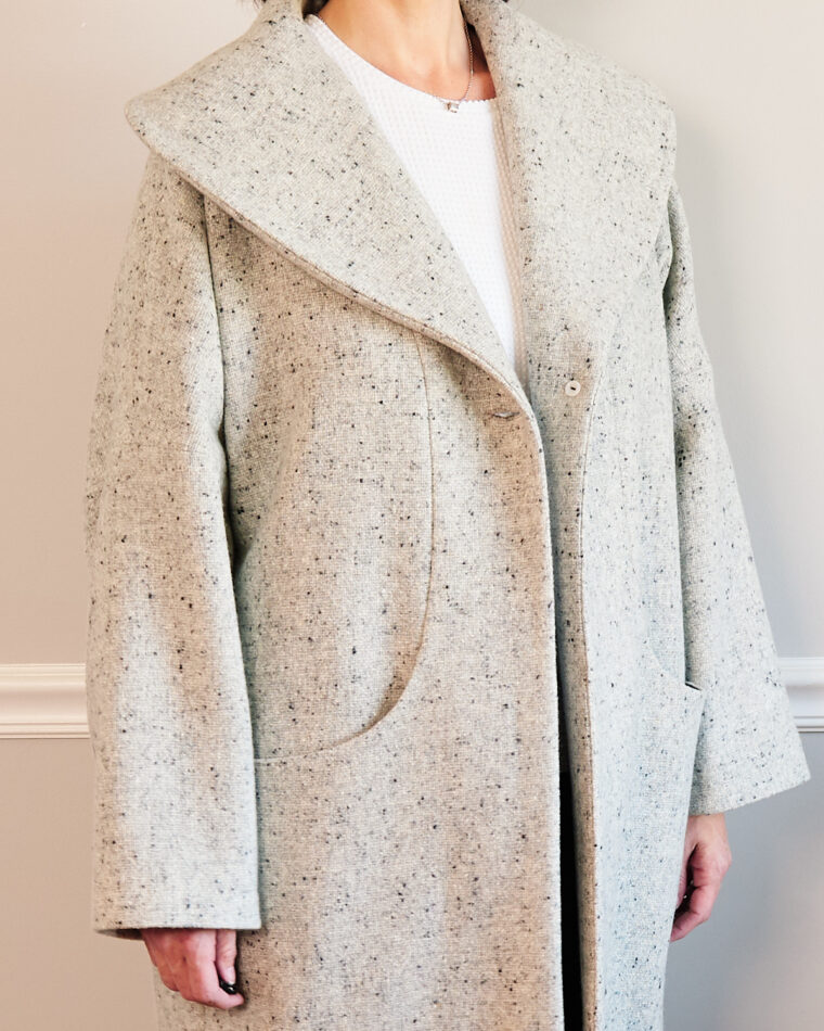 Sew your own DIY handmade coat with Lisette B6423.
