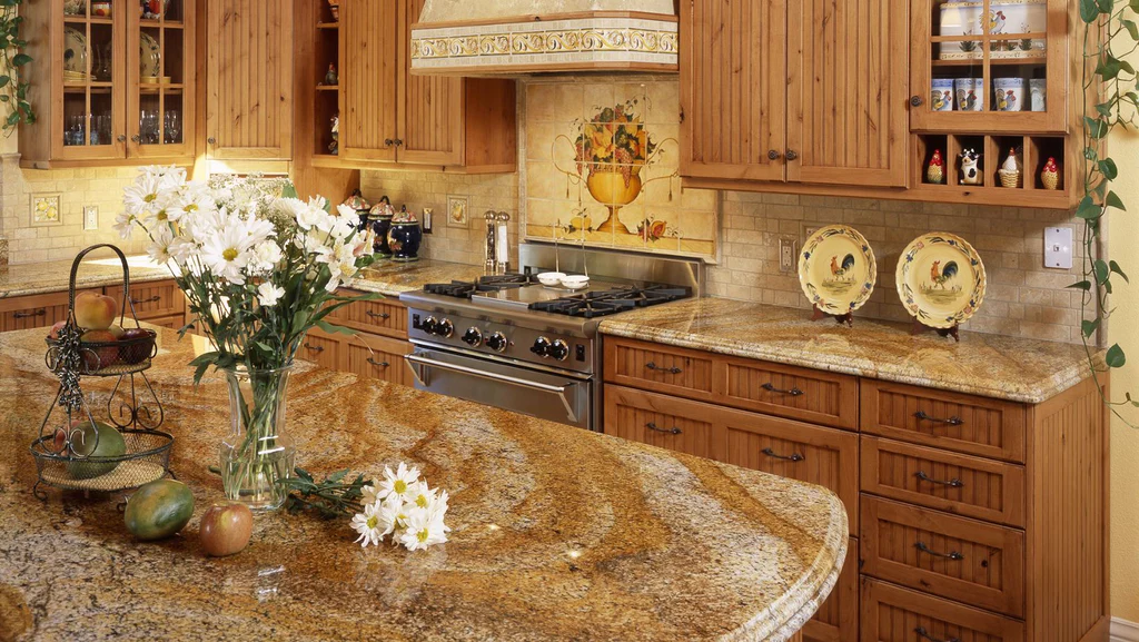 Ogee kitchen countertop