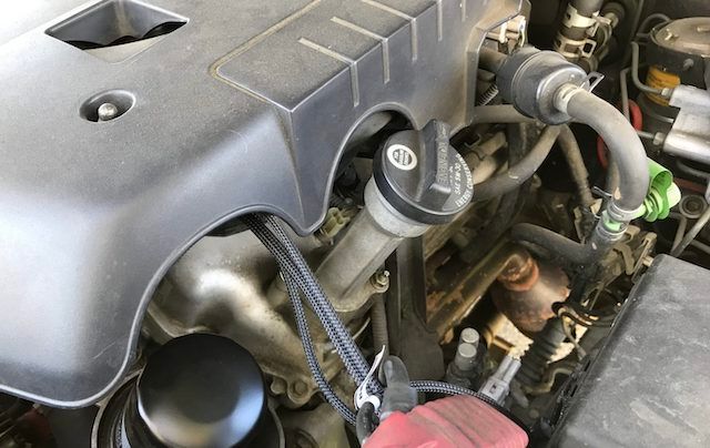 oil cap location
