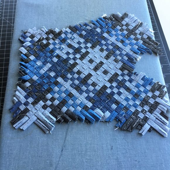 Fabric weaving tutorial