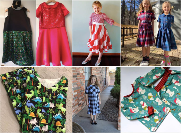 More children’s garments made from Oliver + S patterns