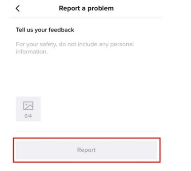 report a problem
