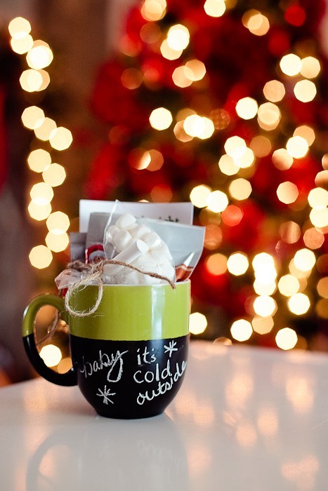 DIY Chalkboard Mug Gift FMB-8