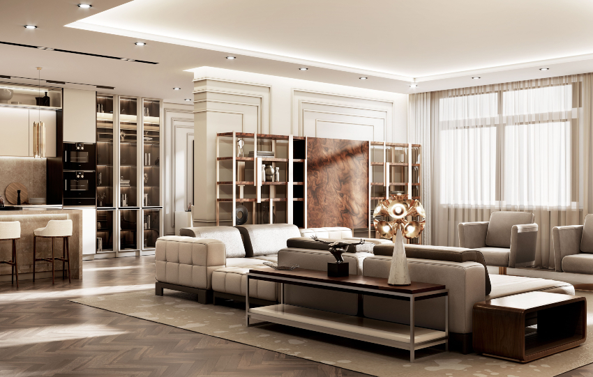 Cremoso Room: Comfort Is Key In This Living Area By Caffe Latte Home