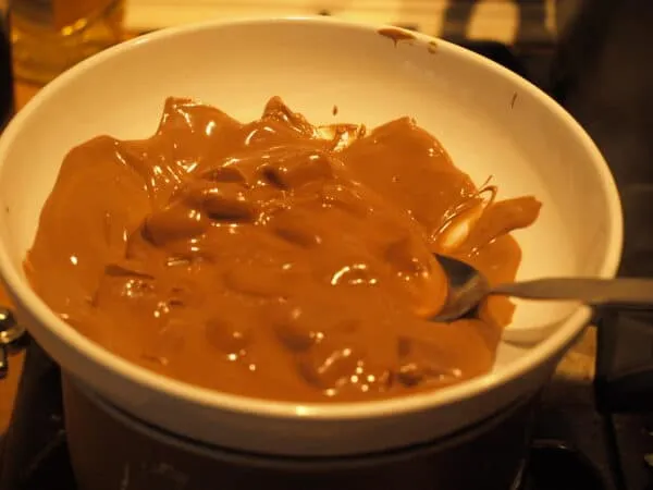 melted chocolate melted chocolate