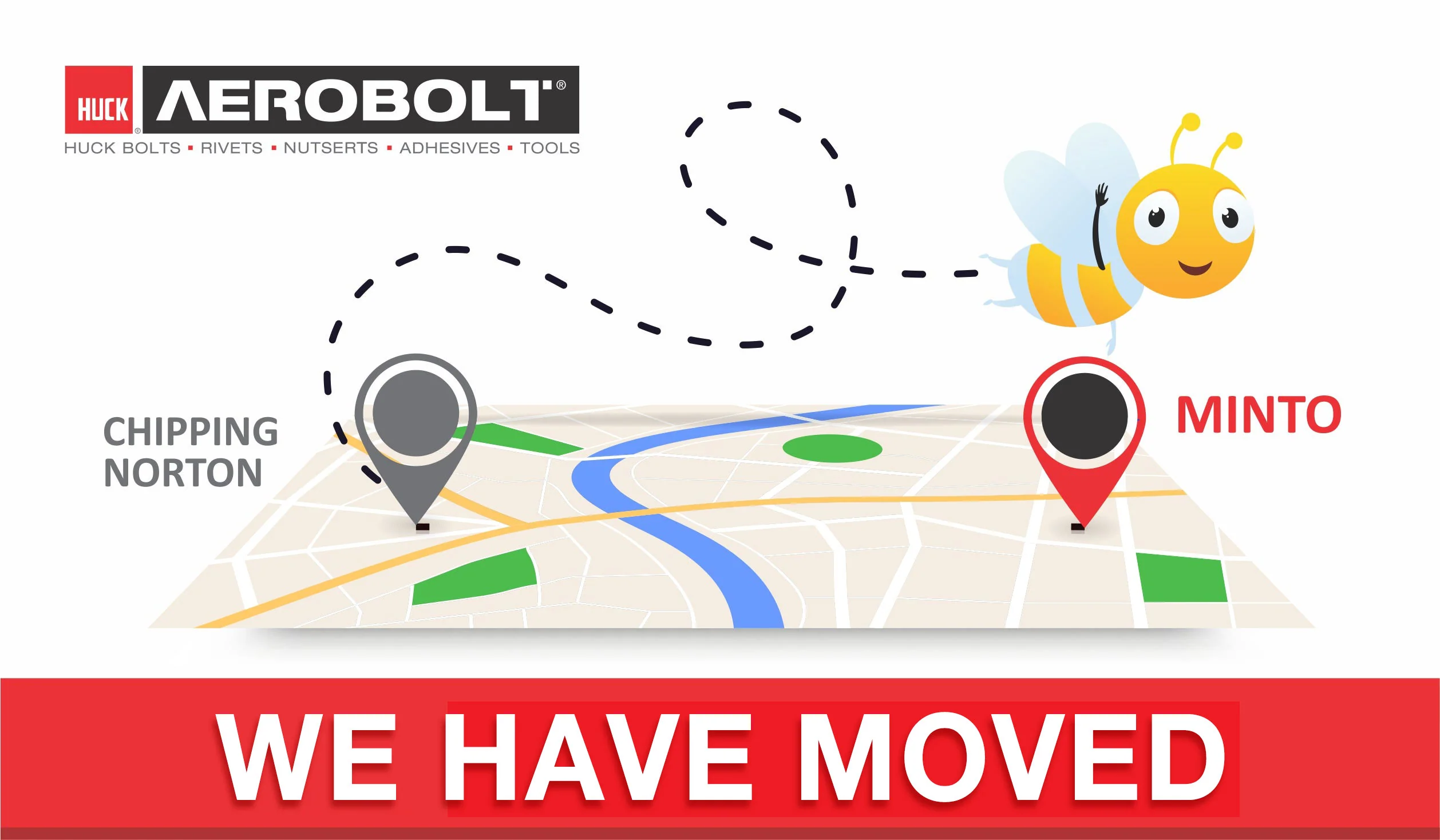 Aerobolt moved premises in 2022.
