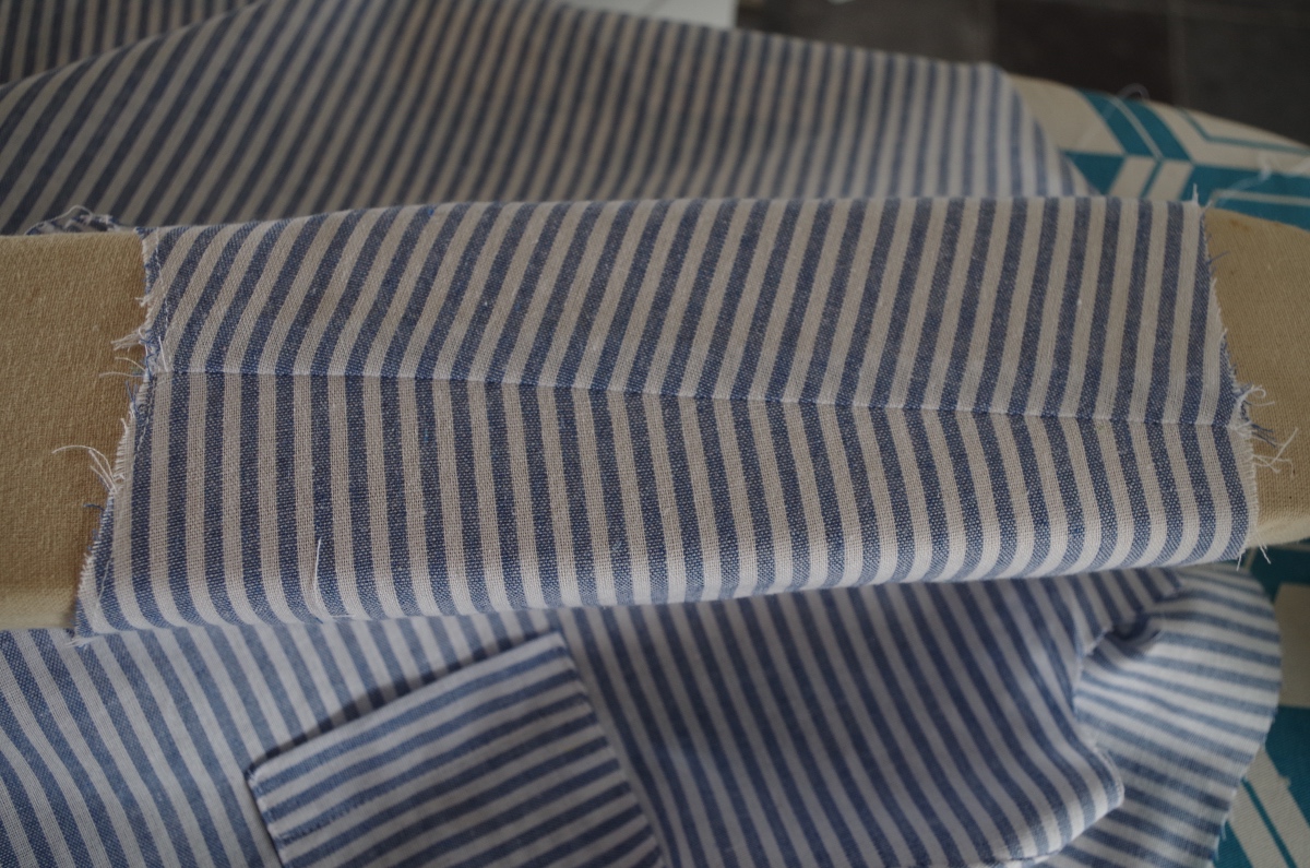 Virginia made up the Verdun Woven T-Shirt in three fabrics.