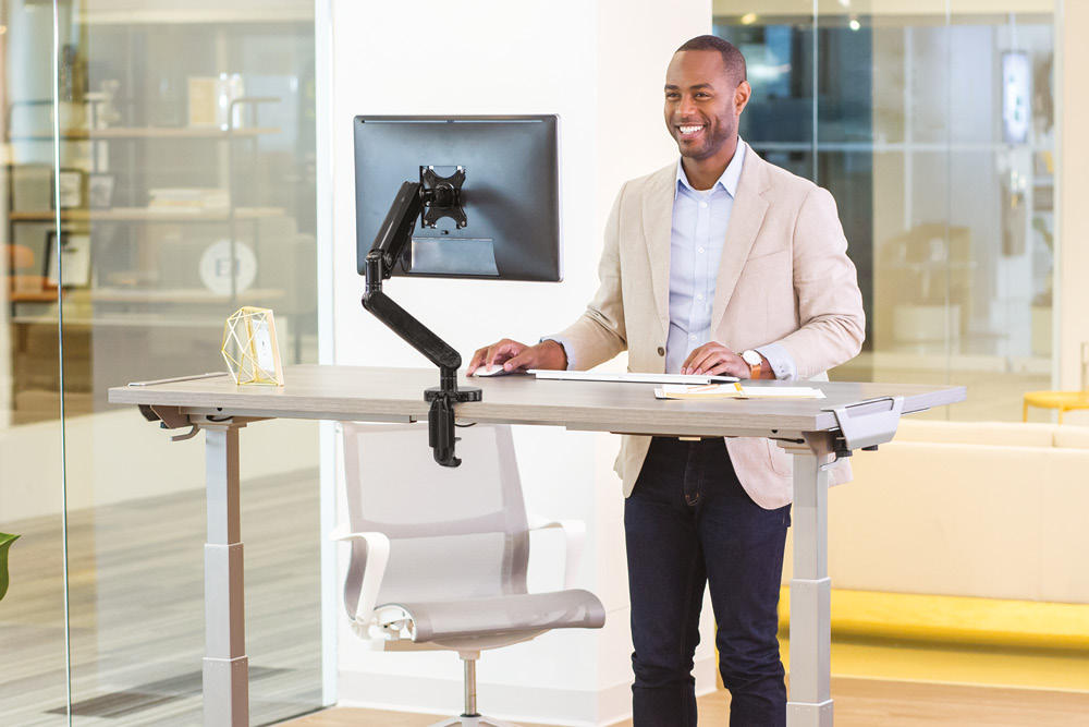 Levado sit-stand desk from Posturite